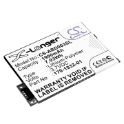 CS-ABD003SL<br />Akkus für   ersetzt den Akku 170-1032-00