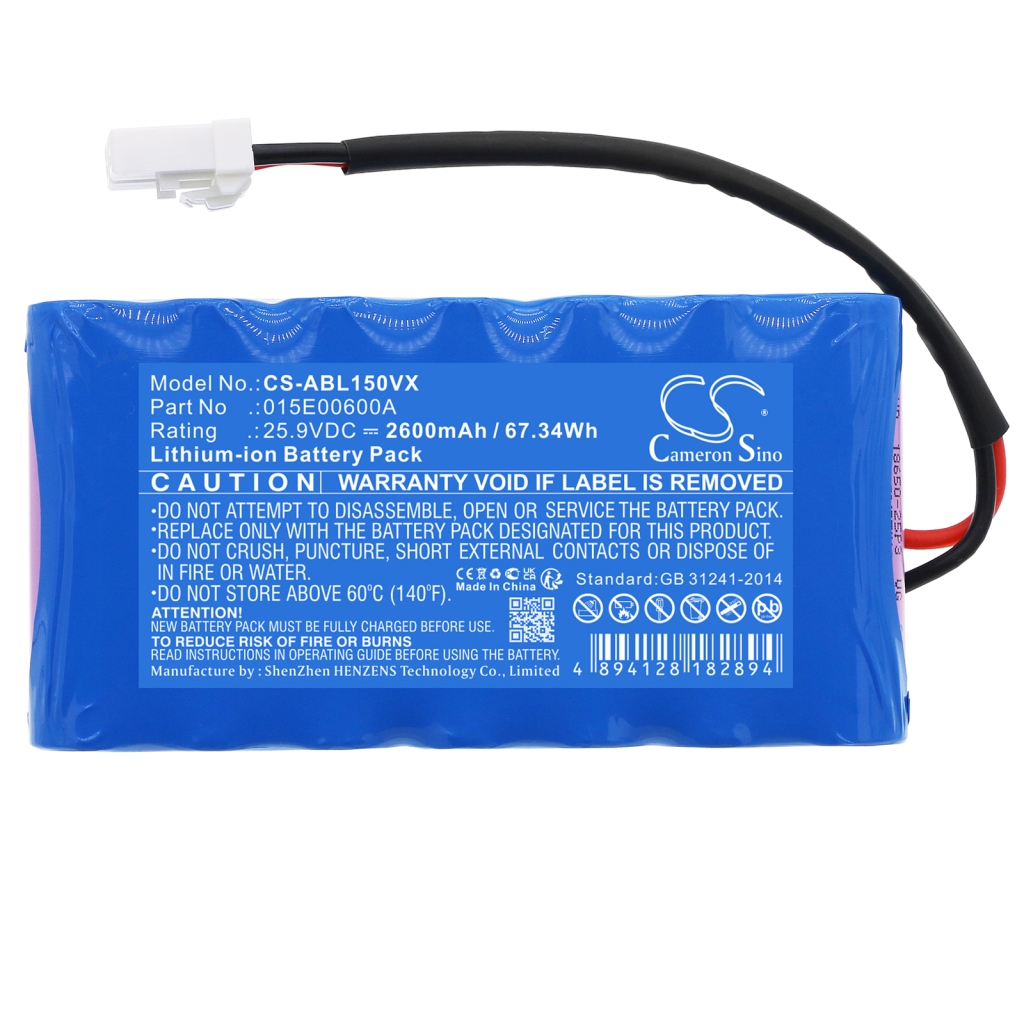 Compatible battery replacement for Ambrogio 015E00600A