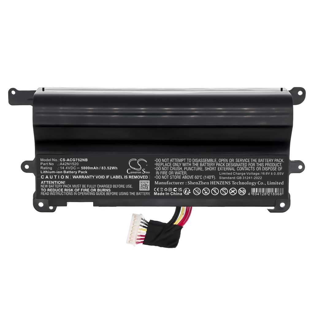 Batterie Ersetzt A42N1520
