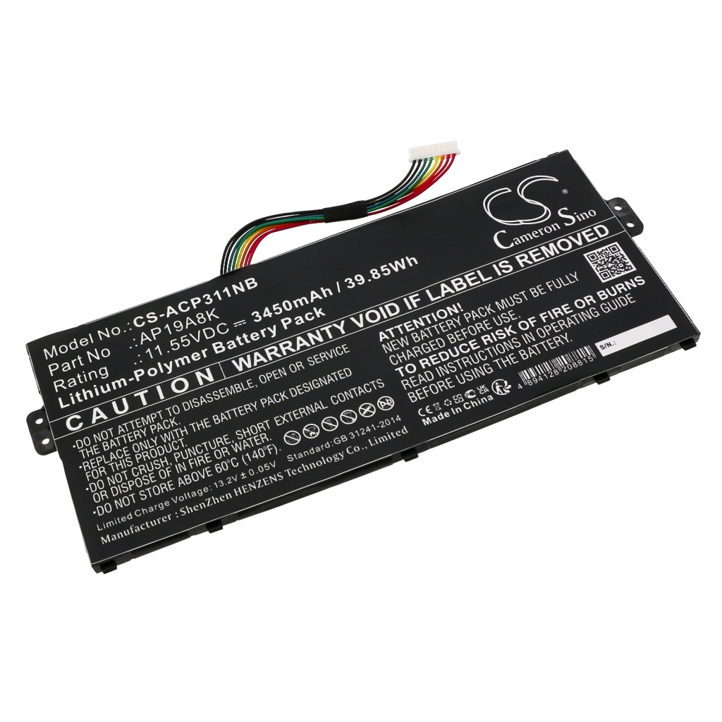 Compatible battery replacement for Acer AP19A8K