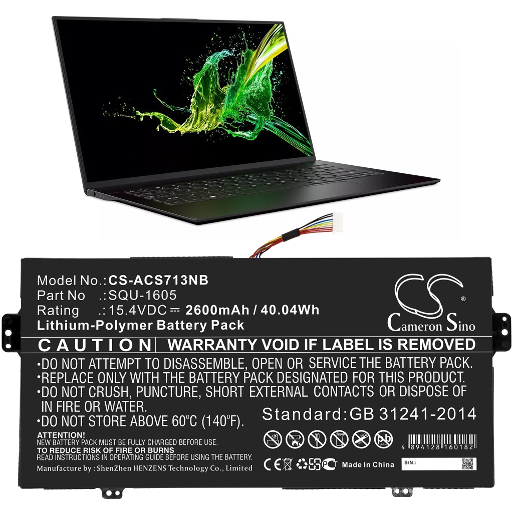 Laptop Akkus Acer CS-ACS713NB