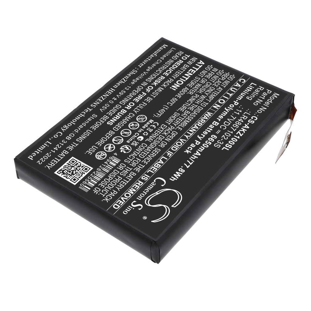 Akku kompatibel mit Aokzoe CS-AKZ100SL