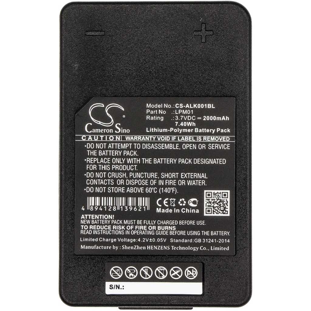Industriebatterie Autec CS-ALK001BL