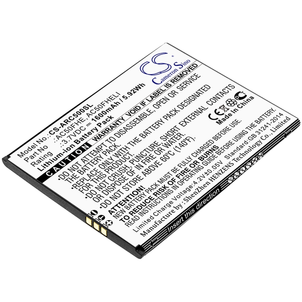 Battery Replaces AC50FHELI