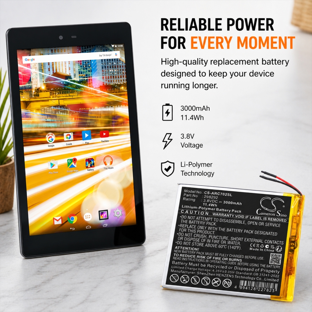 Battery for ARCHOS 70 Oxygen