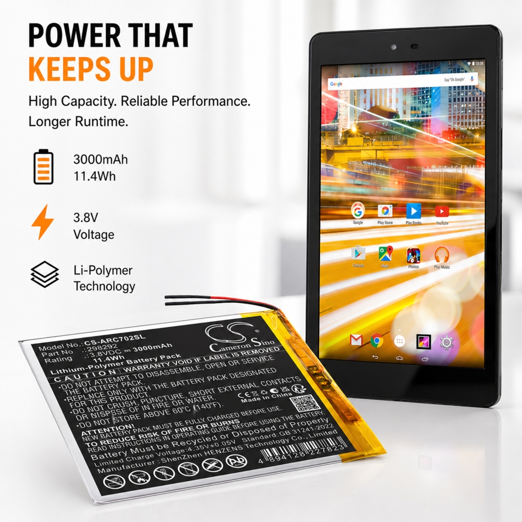 Battery for ARCHOS 70 Oxygen
