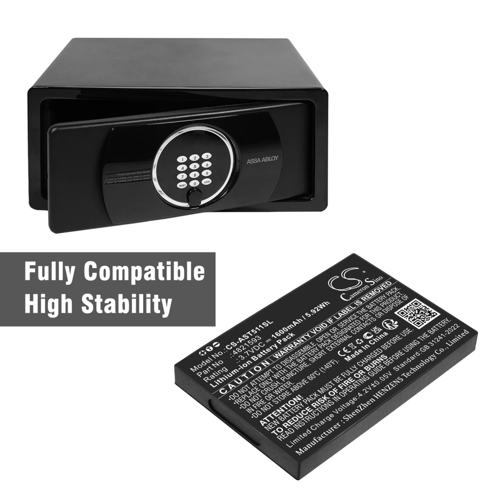 Haussicherheitskamera-Akku Assa abloy CS-AST511SL