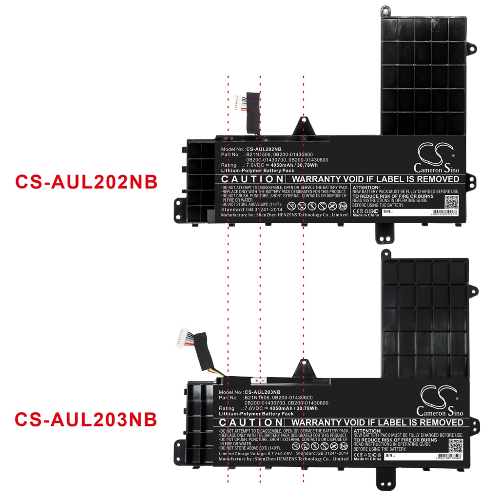 Notebook battery Asus E502SA-XO013T