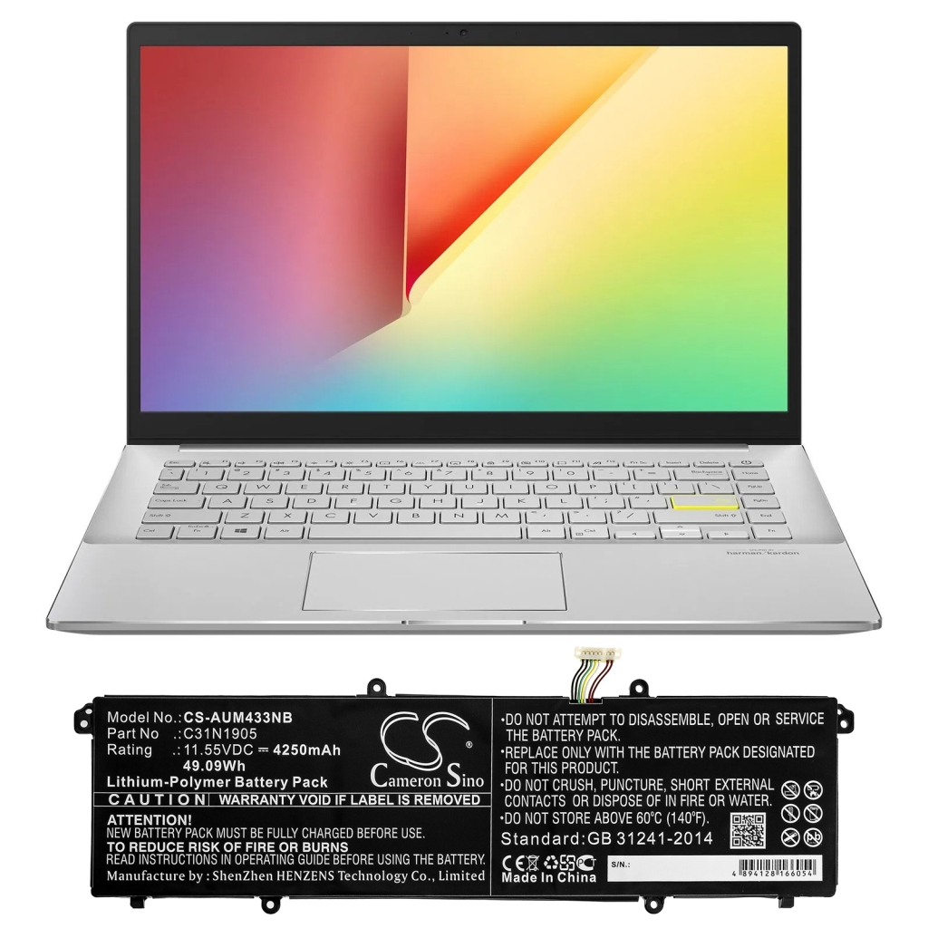 Notebook battery Asus VivoBook S513EA-BQ392T