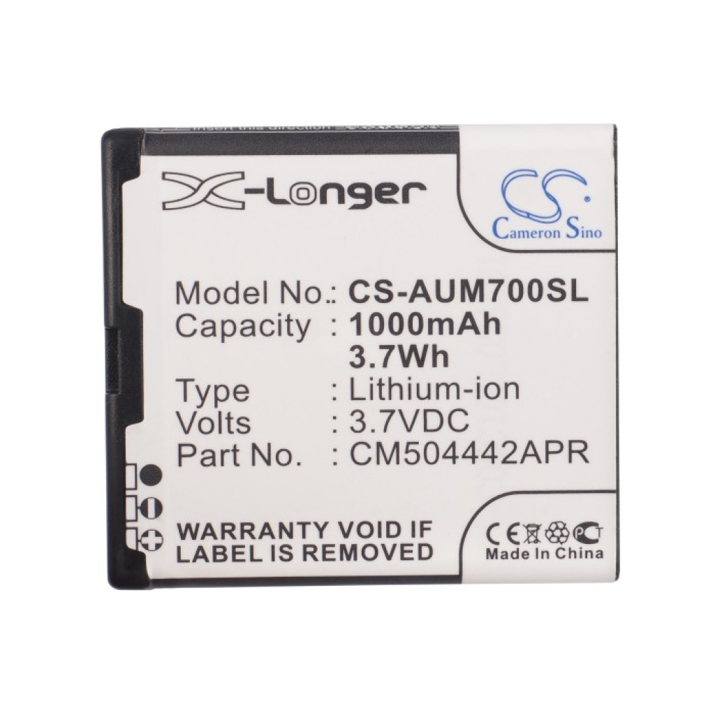 Compatible battery replacement for Voca CM504442APR