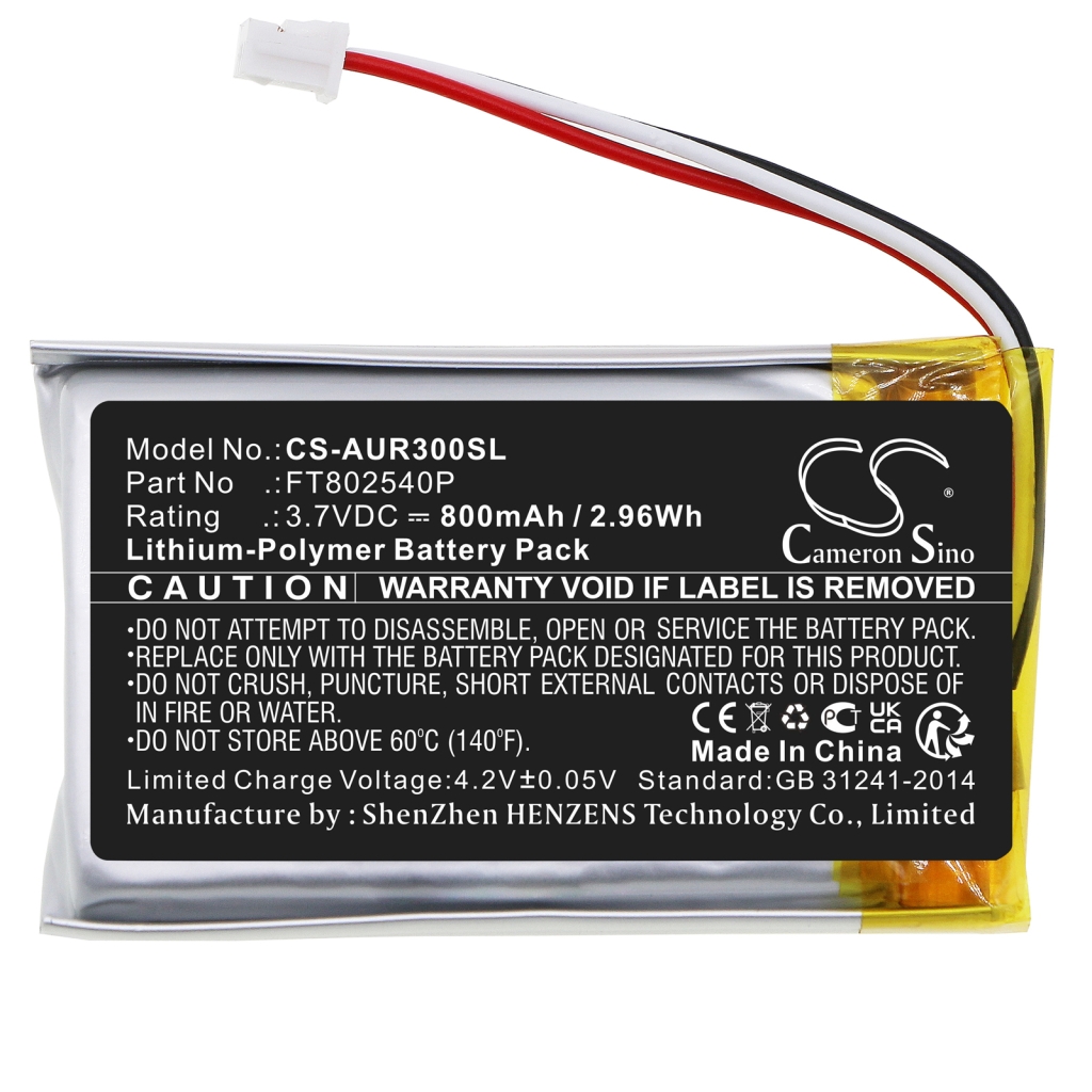 Compatible battery replacement for Asus FT802540P