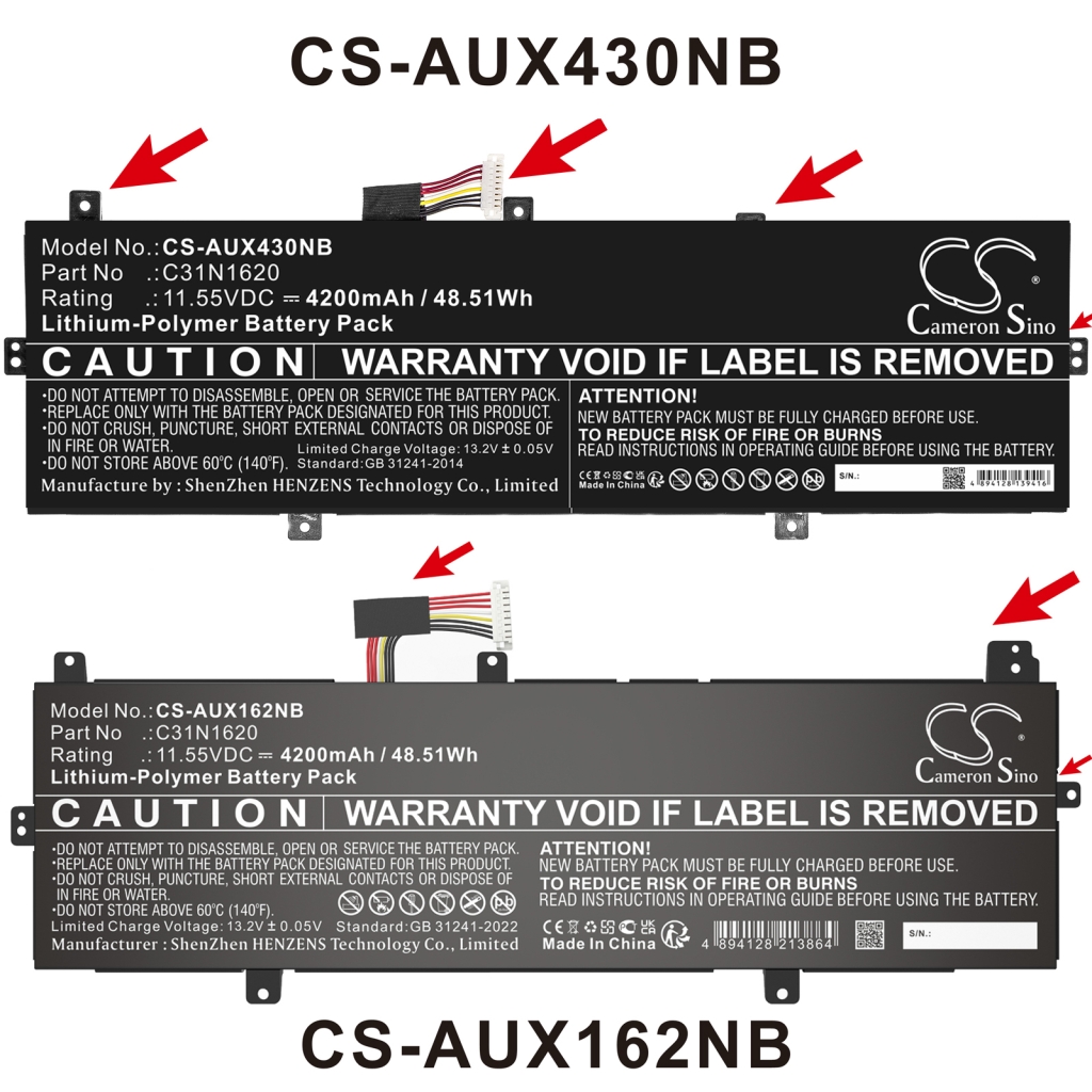 Laptop Akkus Asus CS-AUX162NB