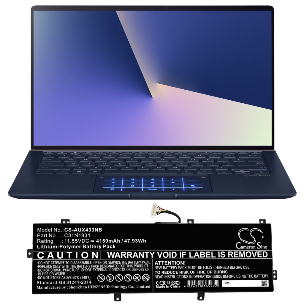 Notebook battery Asus Zenbook 14 UX433FQ-A5032R
