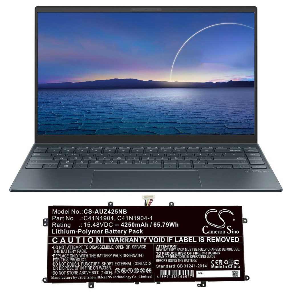 Laptop Akkus Asus ZenBook UXF3000E