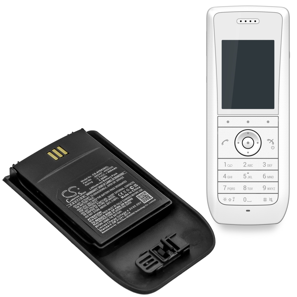 Schnurlostelefon Akkus Ascom DECT 3735