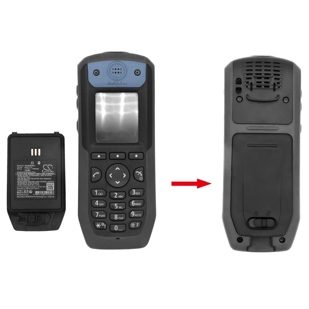 Avaya DeTewe Schnurlostelefon Akkus Innovaphone CS-AYD810CL