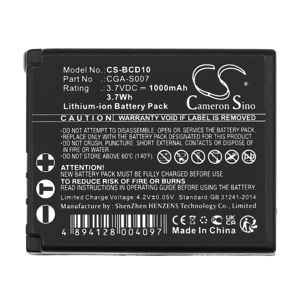 Camera Battery Panasonic Lumix DMC-TZ15