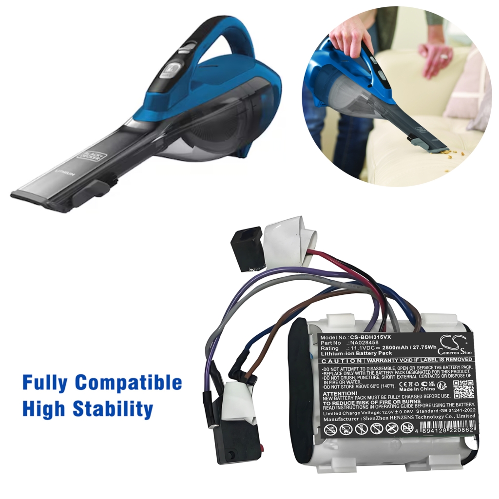 Staubsauger Akkus Black+decker CS-BDH315VX