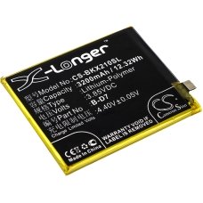 Compatible battery replacement for BBK B-D7
