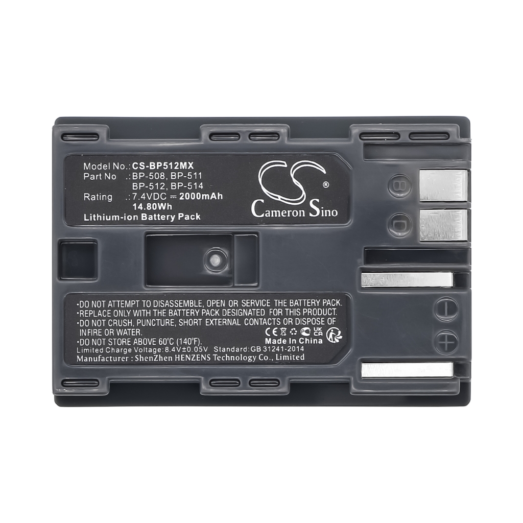 Camera Battery Canon CS-BP512MX
