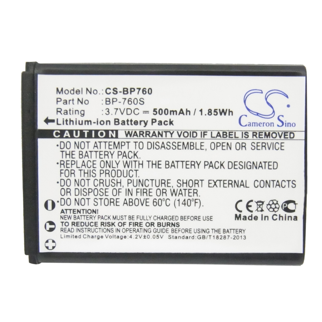 CS-BP760 Cameron Sino Technology Logo und Strichcode