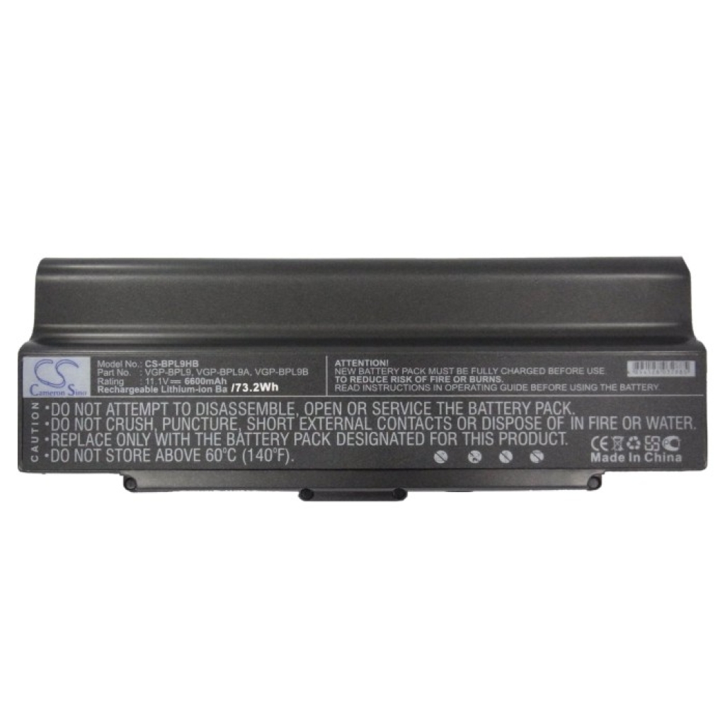Notebook battery Sony VAIO VGN-CR150E