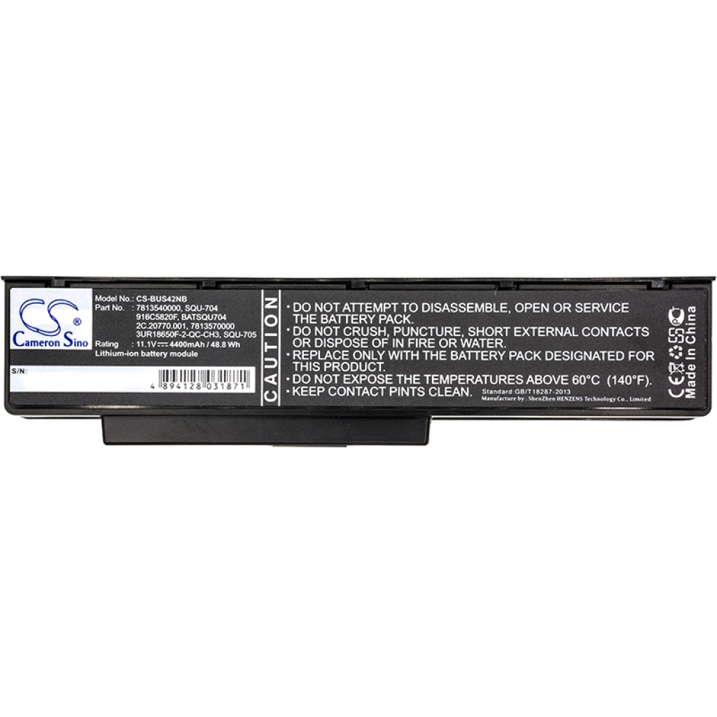 Battery Replaces 2C.20770.001