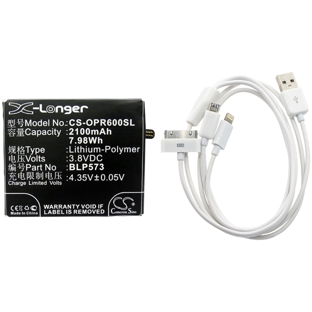 Compatible replacement for OPPO BLP573