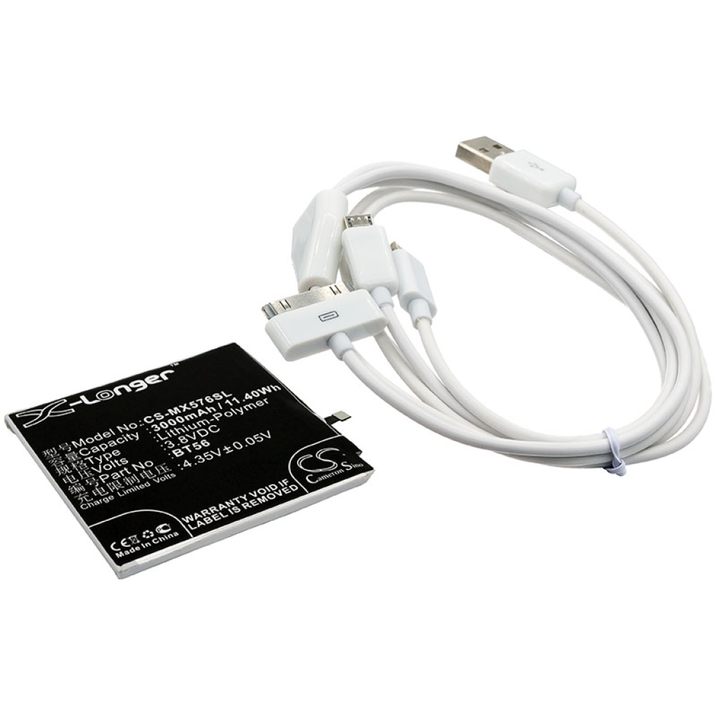 Compatible replacement for MeiZu BT56