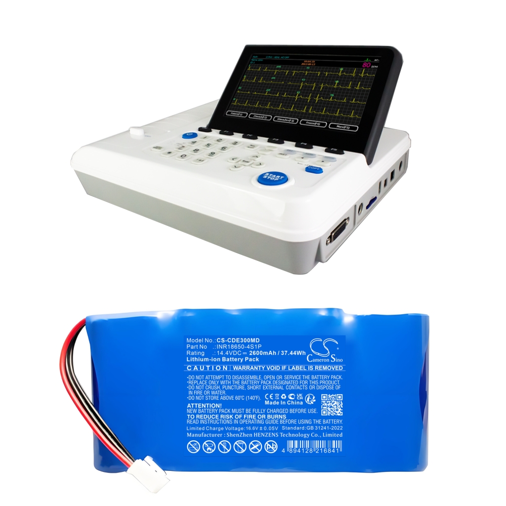 Battery Replaces INR18650-4S1P