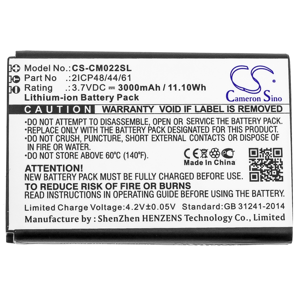 Kundenspezifischer Batteriepacks CS-CM022SL