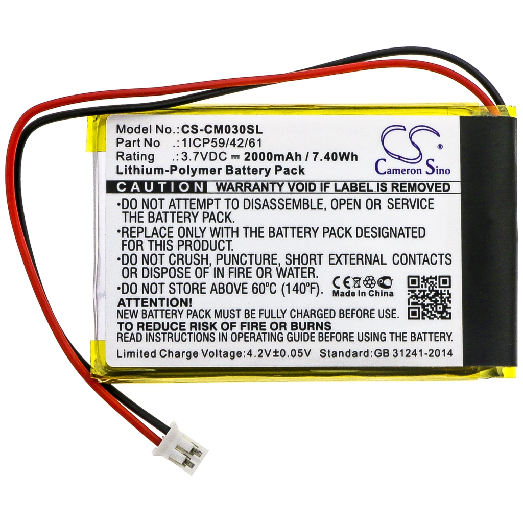 Kundenspezifischer Batteriepacks CS-CM030SL