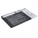 Cameron Sino CS-CPD511SL Akku, dunkle Warnseite mit Strichcode und Kontakte