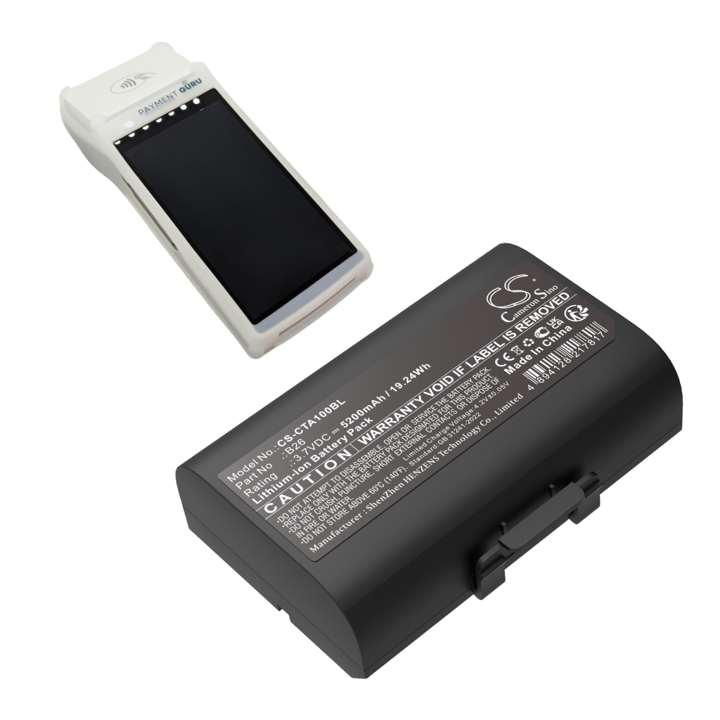 Payment Terminal Battery Castles Saturn 1000F