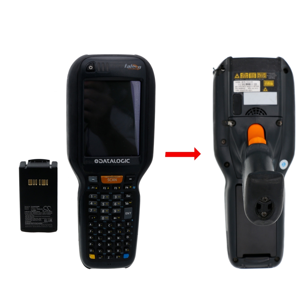 Barcode, Scanner Akkus Datalogic CS-DAX300BL