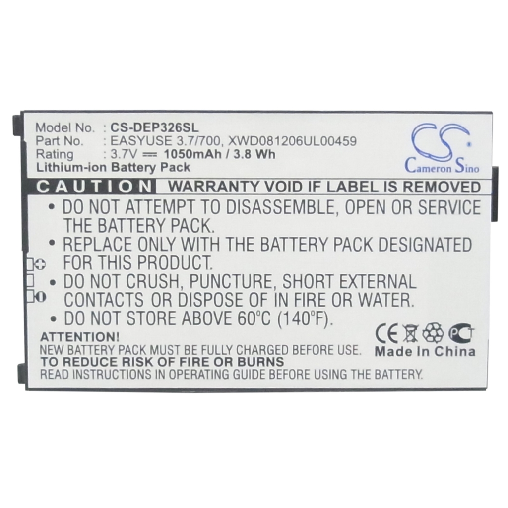 Akkus  Ersetzt XWD081206UL00459