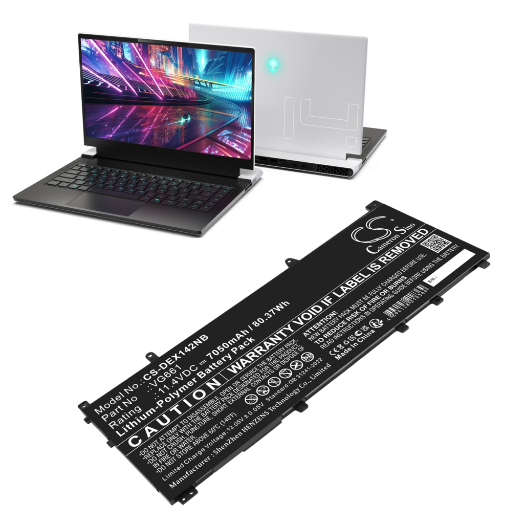 Notebook battery DELL Alienware X14 R1