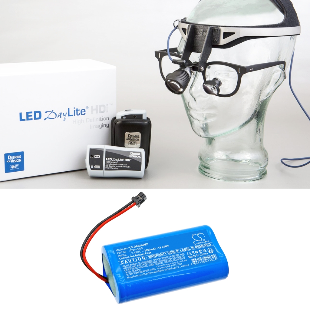 Medizinische Geräte Akkus Vision LED DayLite
