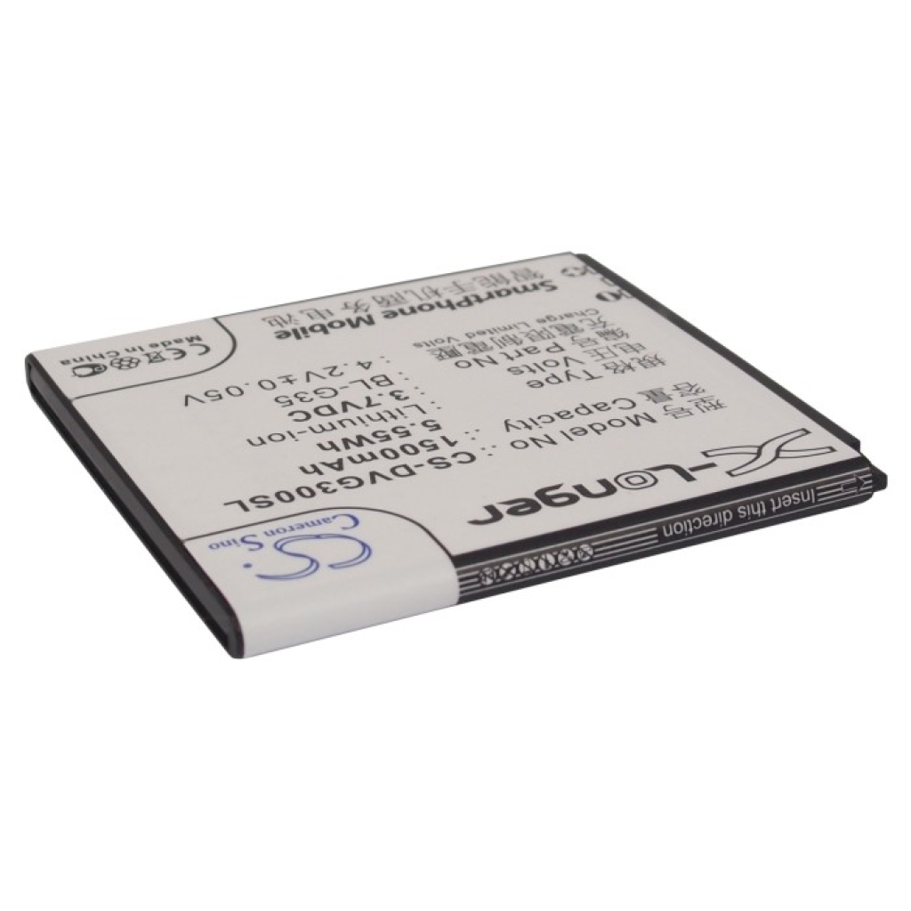 Cameron Sino X-Longer CS-DVG300SL 3,7V 1500mAh 5,55Wh BL-G35 Li-ion Akku für Smartphone