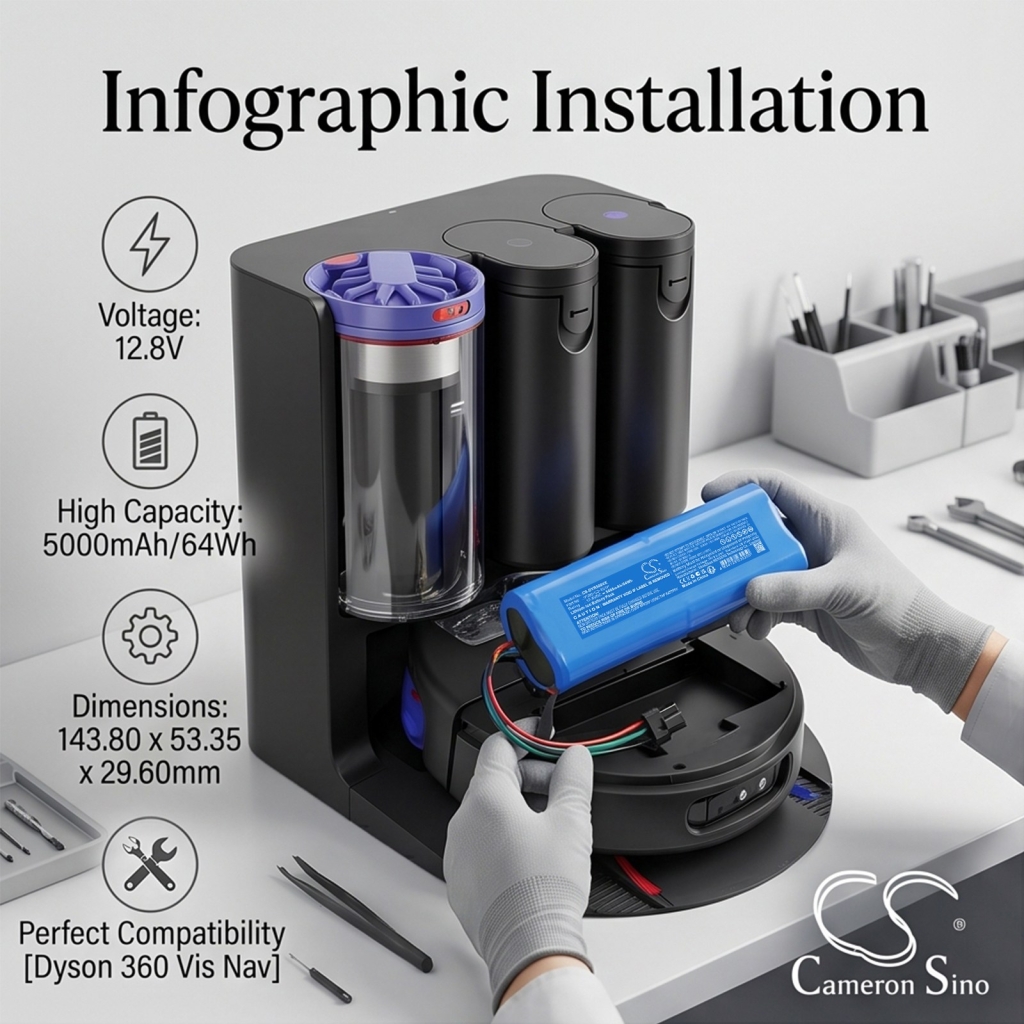 Akku kompatibel mit Dyson CS-DYR500VX