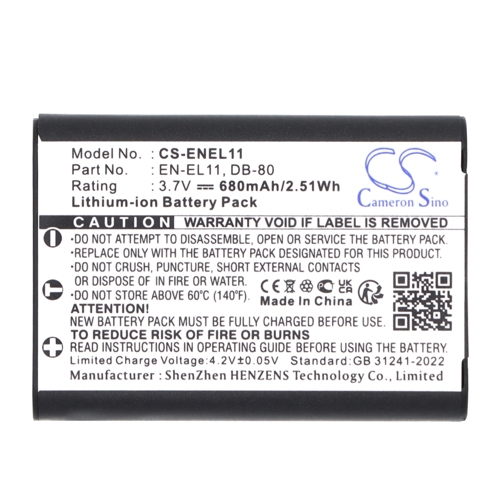 Battery Replaces DB-80