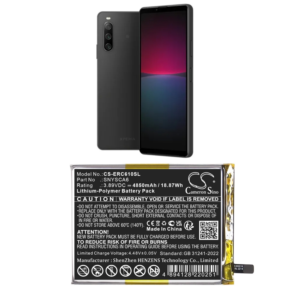 Mobile Phone Battery Sony CS-ERC610SL