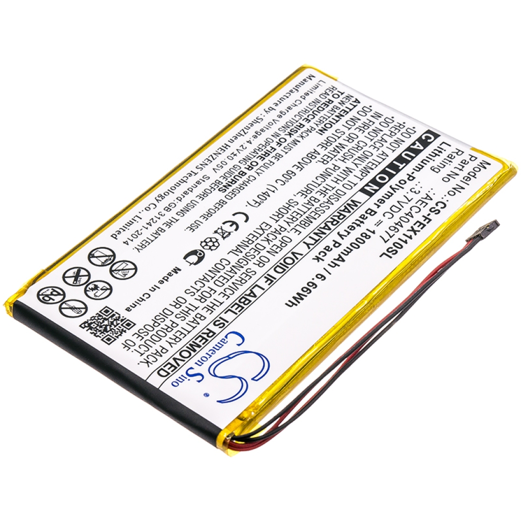 Compatible battery replacement for Fiio AEC404677
