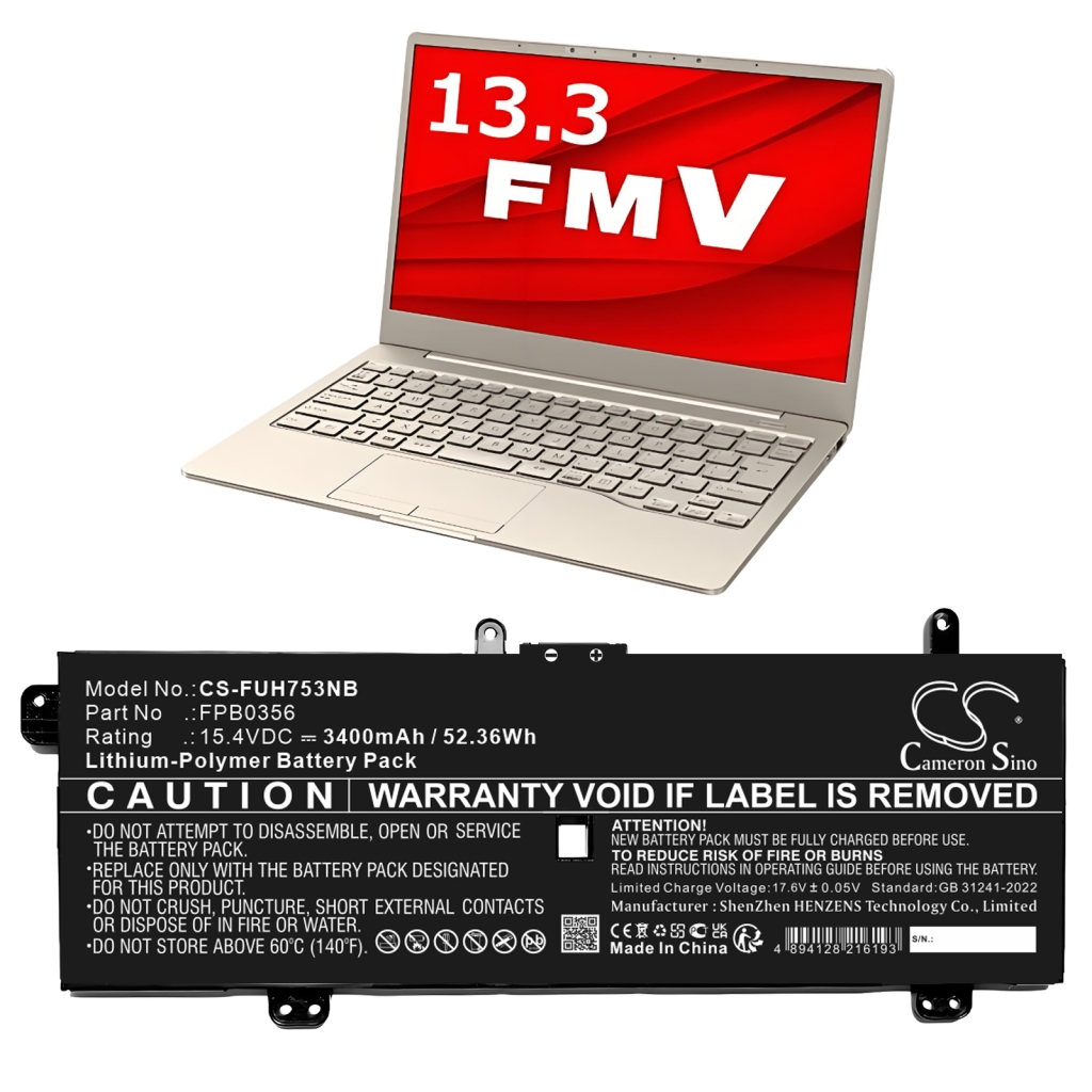 Tablet-PC Akkus Fujitsu CS-FUH753NB