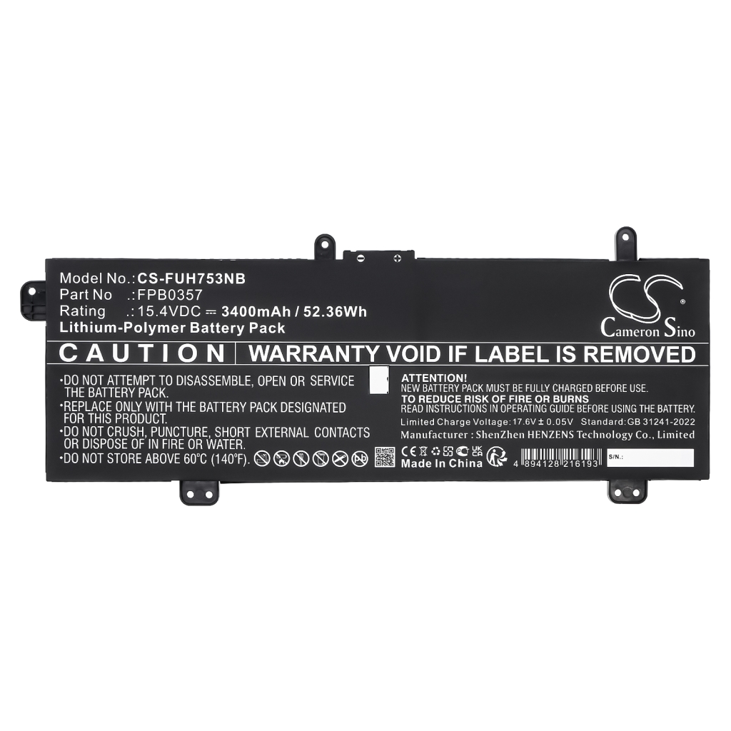 Tablet-PC Akkus Fujitsu CS-FUH753NB