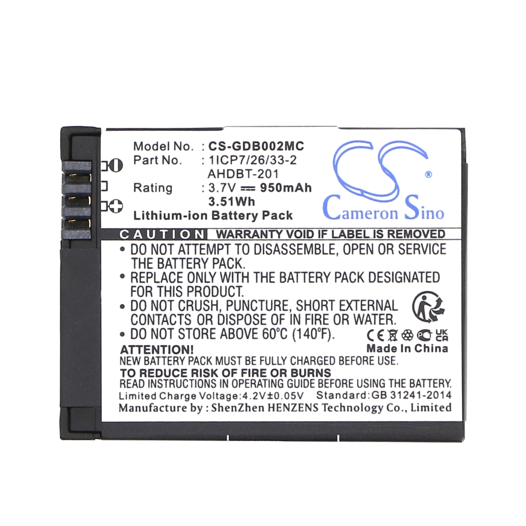 Remote Control Battery GoPro CS-GDB002MC