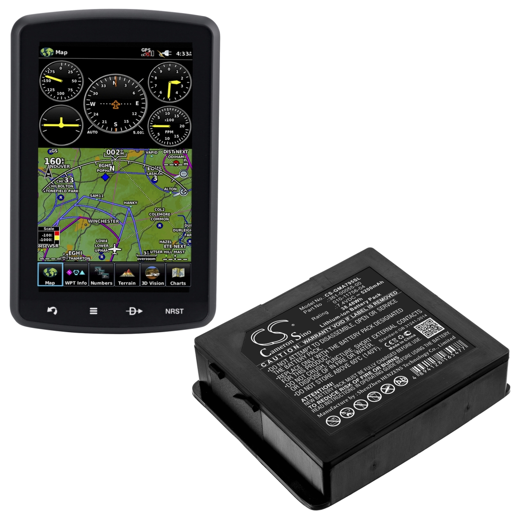 Navigationssysteme Akkus Garmin Aera 795