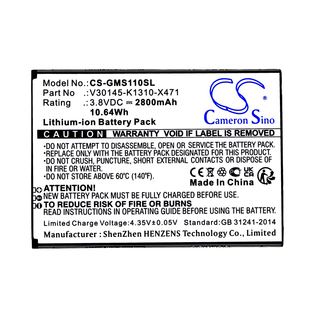 Mobile Phone Battery Gigaset CS-GMS110SL