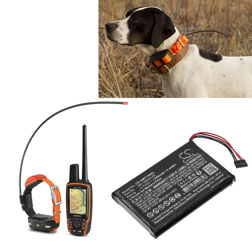 Hundehalsband Akkus Garmin CS-GMT150SL