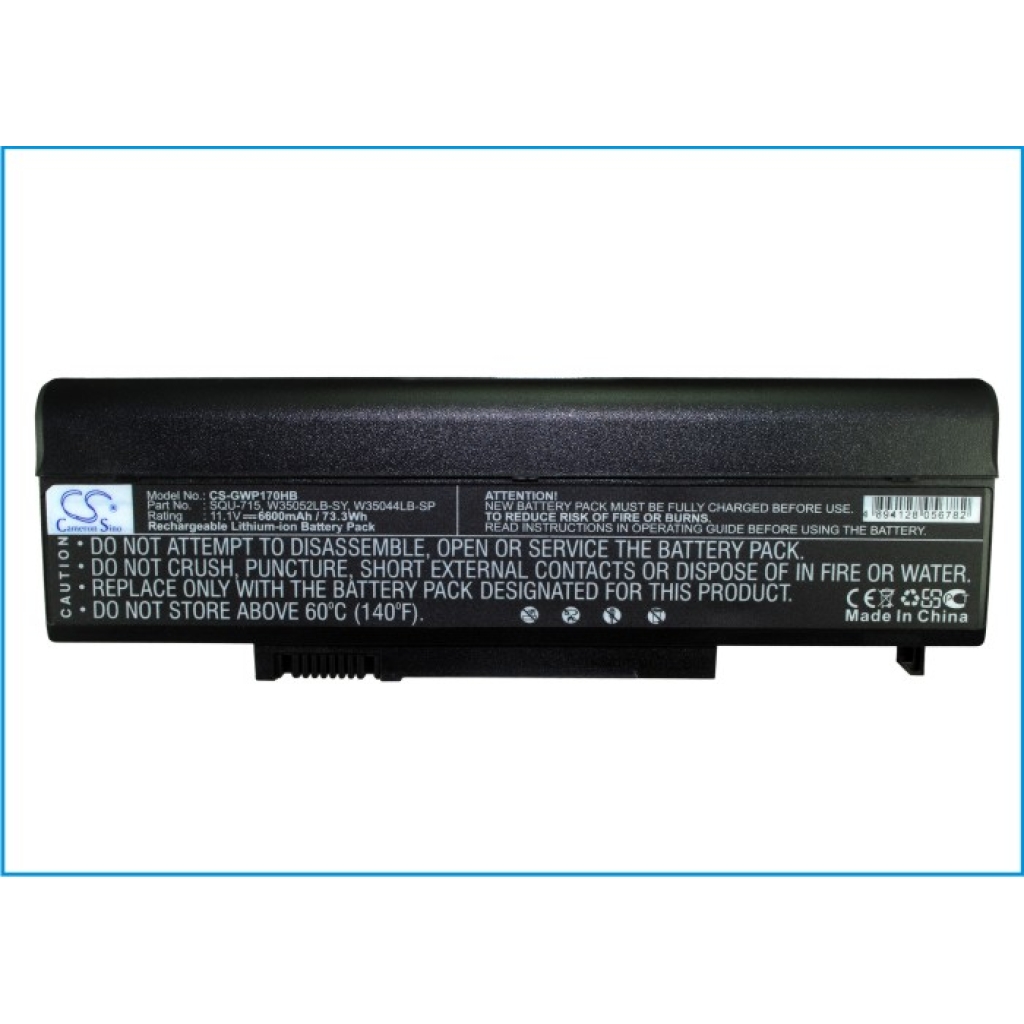Laptop Akkus Gateway T6818c